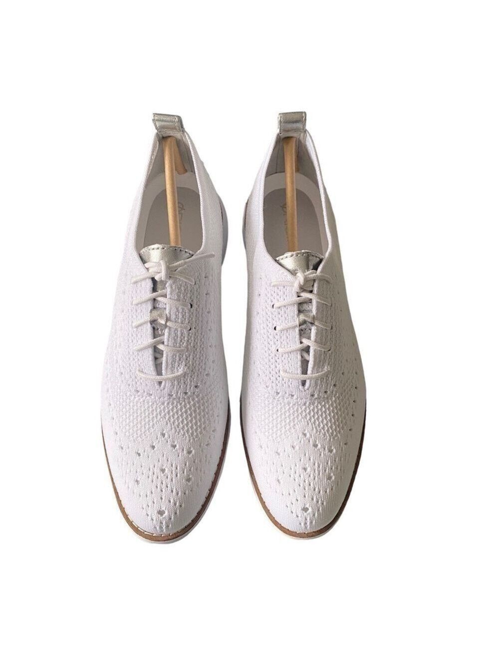 COLE Haan OriginalGrand Stitchlite Wing-Tip Fabric Oxfords